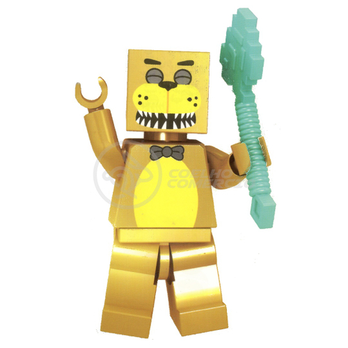 Boneco Blocos De Montar Golden Bonnie Five Nights At Freddy em Promoção na  Americanas