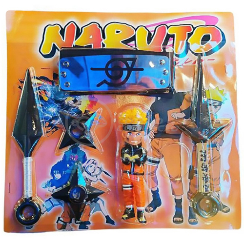 kit Bandana Naruto aldeia da folha Renegado, Kunai, Shuriken e