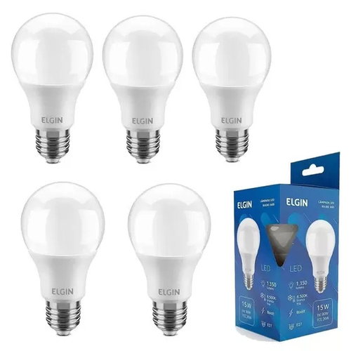 Kit L Mpadas Led Bulbo W E Branco Frio Inmetro Elgin No Shoptime