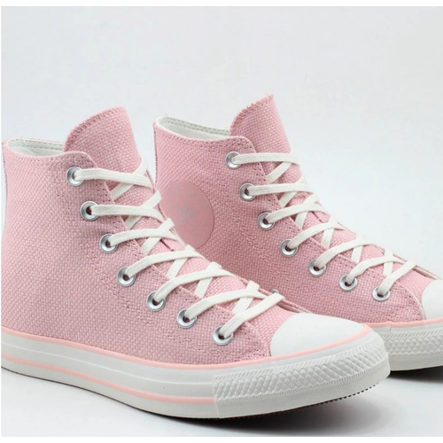 Tênis All Star Infantil Cano Alto Rosa Converse 19