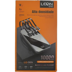 Carregador Portátil Turbo Power Bank Bateria 10000mah Menor preço em Carregador Portátil Turbo Power Bank Bateria 10000mah