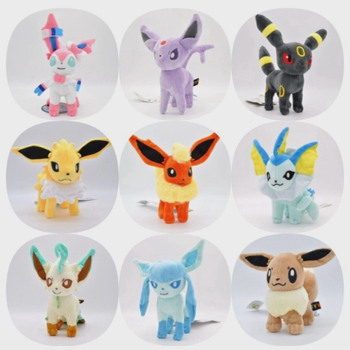 Plush Pelúcia Evoluções Eevee - Pokemon - Cotton Candy Coswig Land