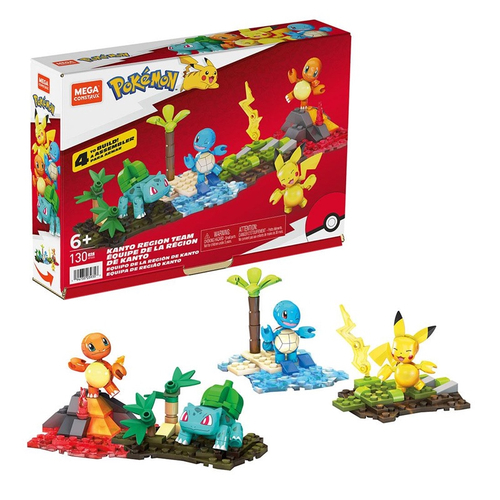 Mega Construx Genuíno pikachu Pokemon Raichu Blocos De Construção