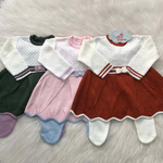 Vestido De Bebê Maria Alice Para Recém Nascido