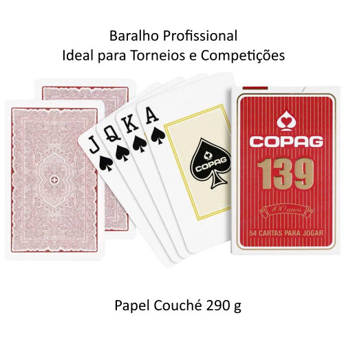 Kit Jogatina Dominó de Osso Pesado + 2 Baralhos Copag de Truco em Promoção  na Americanas