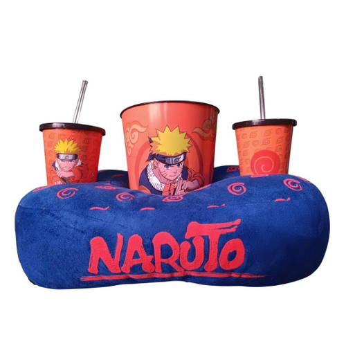 Almofada Formato Fibra Naruto Uzumaki