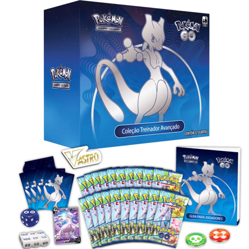 Pokémon go Coleção Treinador Avançado Elite Mewtwo Raro no Shoptime