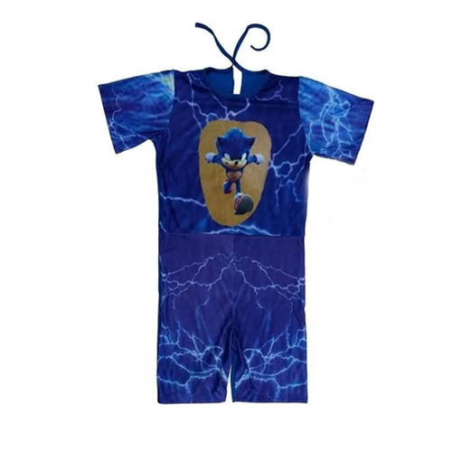 Fantasia Sonic Boom Infantil Menino Roupa