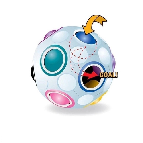 Cubo Magico Bola Puzzle Rainbow Ball Moyu 20 Cores Lindo Produto No Brasil!  em Promoção na Americanas