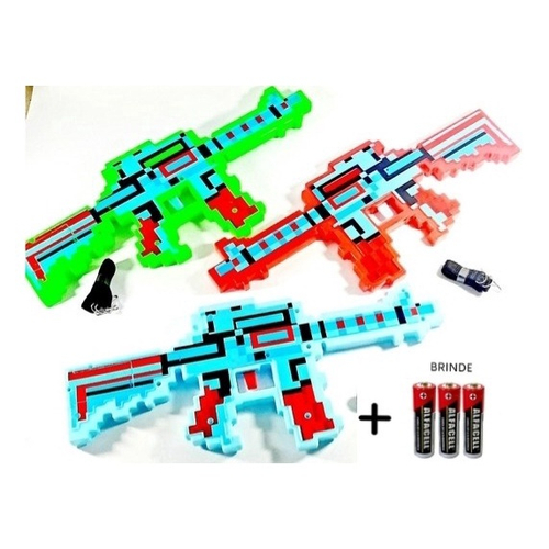 Brinquedo Arma M4 e Pistola Brinde Lançador De Dardos Gun Toy