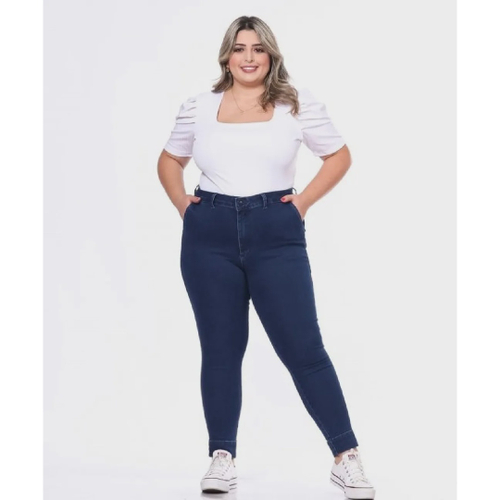 Calca oxford sales feminina plus size