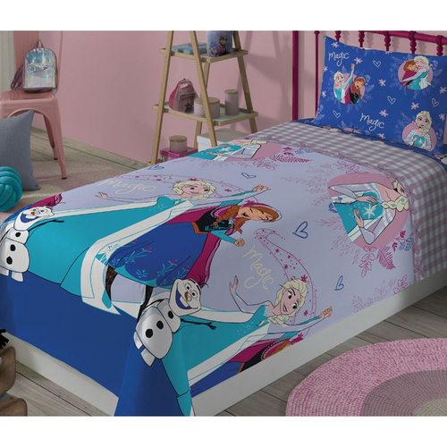 Jogo De Cama Infantil Menina Frozen Microfibra 3 Peças Lepper em Promoção  na Americanas