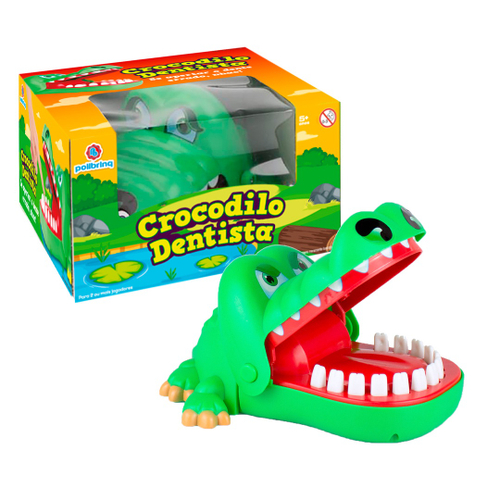 Jogo Infantil Brinquedo Dentista Jacaré Morde Dedo Desafio Crocodilo em  Promoção na Americanas