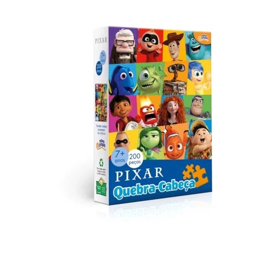 Brinquedo Infantil Quebra-Cabeça Pixar Toyster