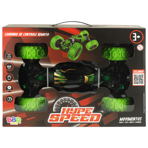 Carrinho de Controle Remoto Twister Hype Speed 4x4 Off Road