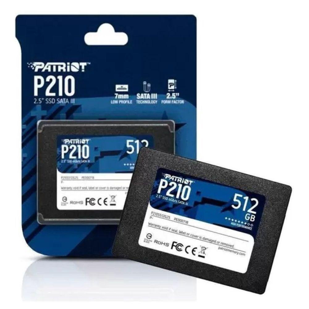 Ssd 512gb Patriot 2 5 P210 P210s512g25 no Shoptime