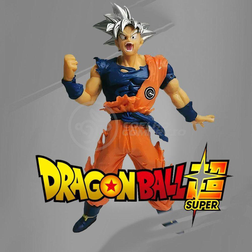 Boneco Goku Instinto Superior Branco Dragonball Z Super 20Cm em Promoção na  Americanas