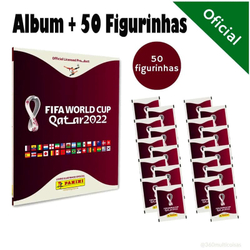 Kit Álbum Da Copa 2022 Qatar + 50 Figurinha (10 Envelopes) é boa?