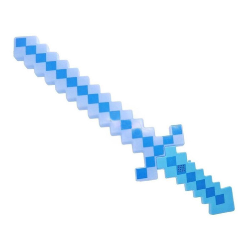 MineCraft LED Light-Up Pixel Sword - Blue