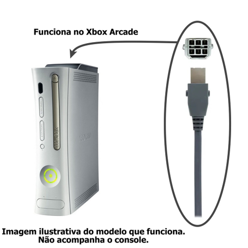 Fonte 110v Para Xbox 360 Fat / Arcade Zephyr, Falcon, Jasper em Promoção na  Americanas