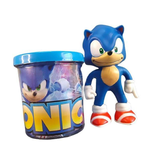 Boneco Action Figure Super Sonic 23cm Sonic - WebContinental