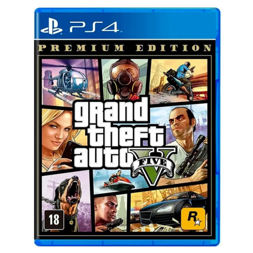 Grand Theft Auto V Premium Edition - Gta 5 Ps4 - Português na