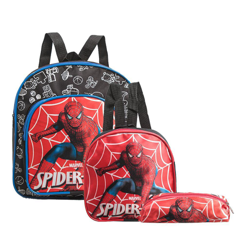 Mochila Escolar Juvenil Spider Man Desenho Herói Criança em Promoção na  Americanas