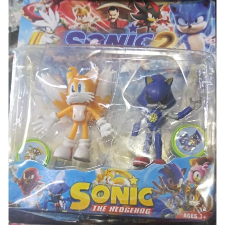 Kit Sonic 5 Bonecos Sonic Conjunto Action Figure - Promoção