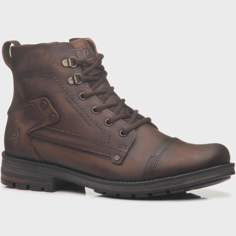 Bota pegada hot sale masculina marrom