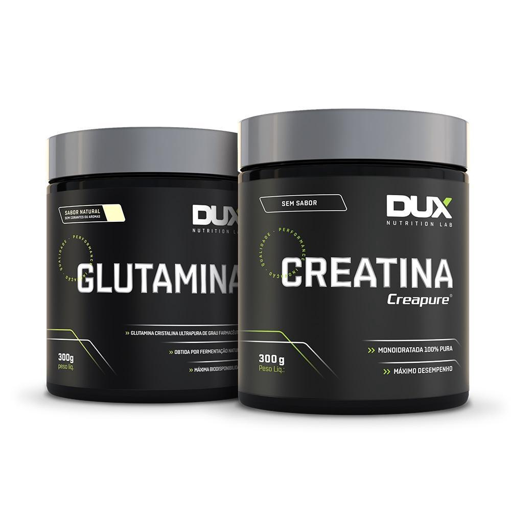 Creatina 100 Creapure 300g Glutamina 300g Dux Nutrition Submarino