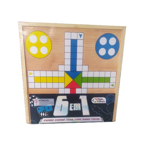 Jogo Ludo, Dama e Trilha - Pais & Filhos na Americanas Empresas