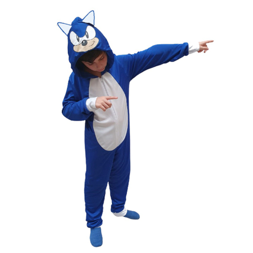 Fantasia Sonic Azul Infantil Cosplay Halloween Dry em Promoção na Americanas