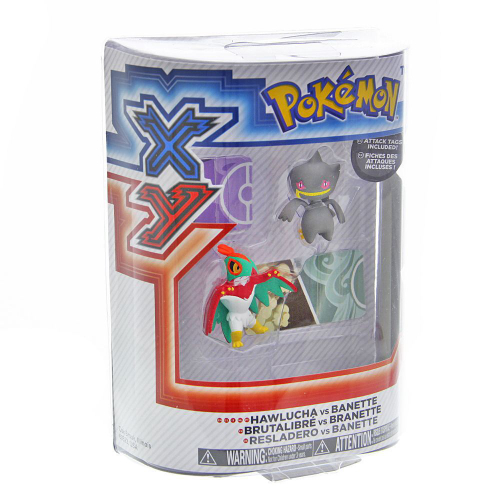 Pokémon Xy Mini Figuras De Batalha Hawlucha Vs Banette Tomy