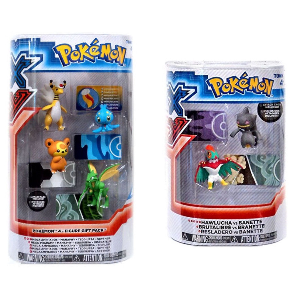 Pokémon Xy Mini Figuras De Batalha Hawlucha Vs Banette Tomy