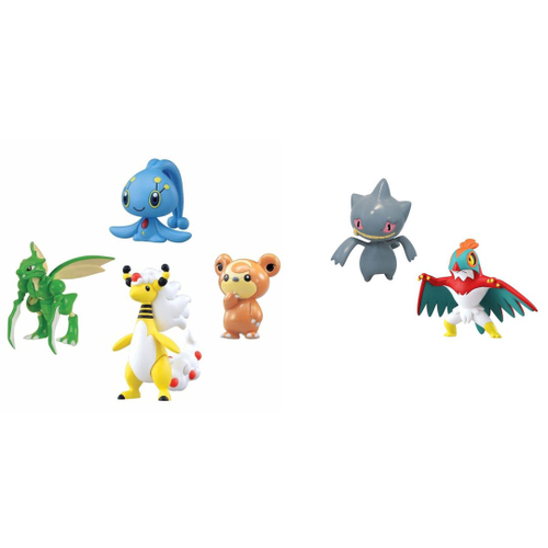 Pokémon Xy Mini Figuras De Batalha Hawlucha Vs Banette Tomy