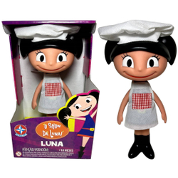 Boneca Menina Pequena Luna Chef De Cozinha Cozinheira - Fantasia Removível Ao Retirá-la A Bonequinha Fica Com Roupa Roupinha Tradicional Desenho Infantil - O Show Da Luna - Estrela Brinquedos é boa?