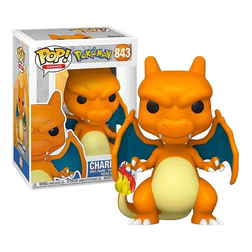 Funko Pop Games Pokemon Tipo Fogo E Voador Charizard 843