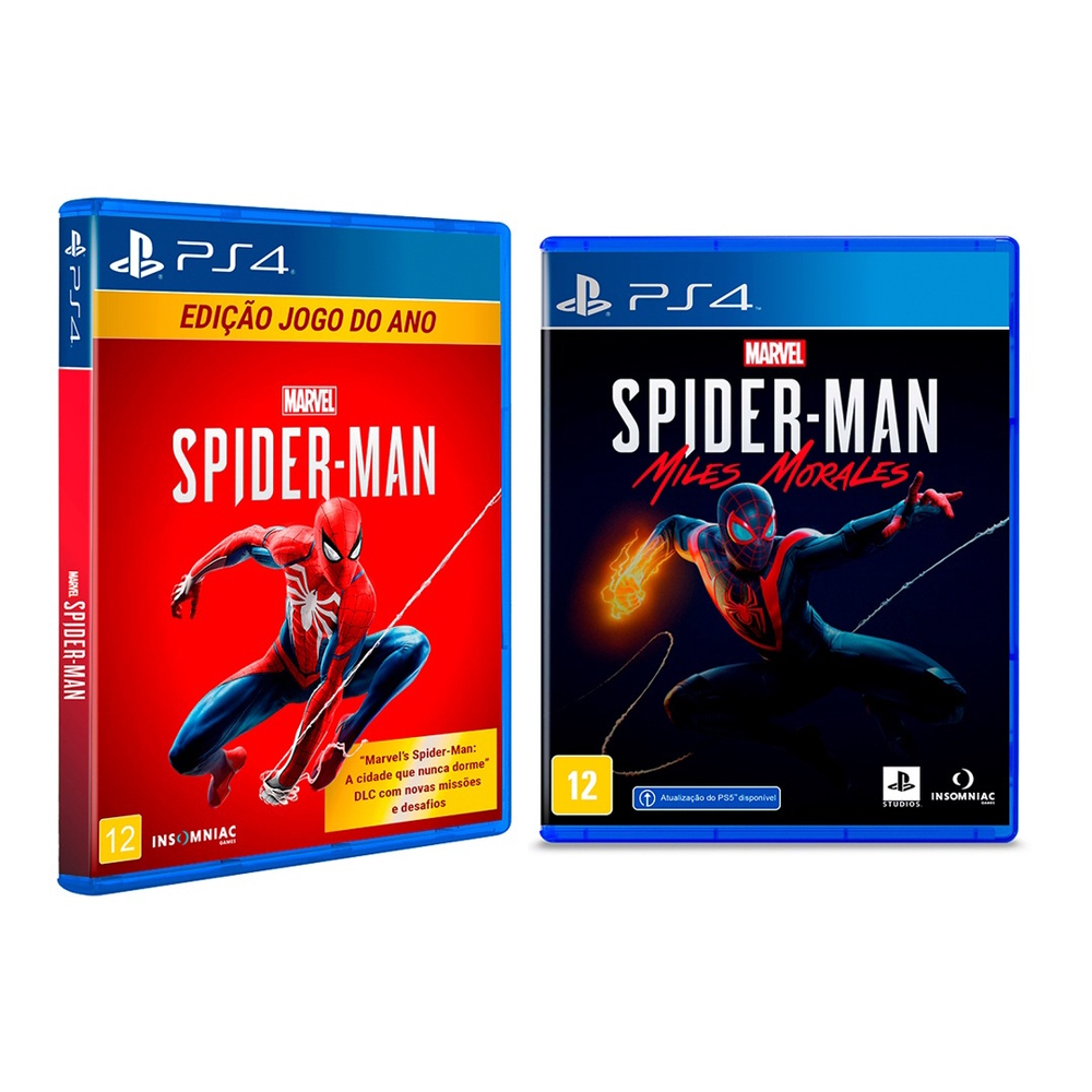 Jogo Marvel's Spider Man Miles Morales Ps5 Mídia Física