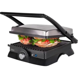 Grill Elétrico Multiuso Oster 2 Em 1 Ogrl210 127v Inox Menor preço em Grill Elétrico Multiuso Oster 2 Em 1 Ogrl210 127v Inox