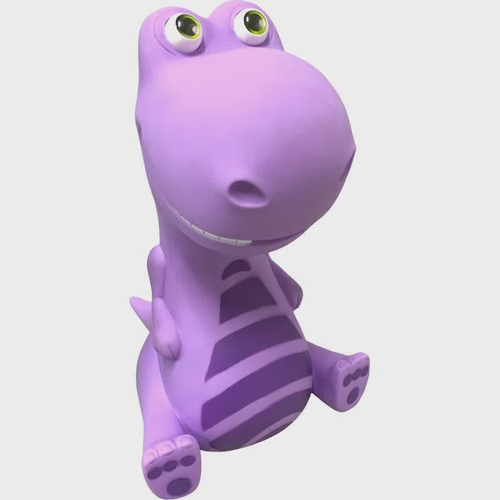 Boneco Dinossauro Baby Rex Cofrinho De Brinquedo Vinil Roxo em Promoção na  Americanas