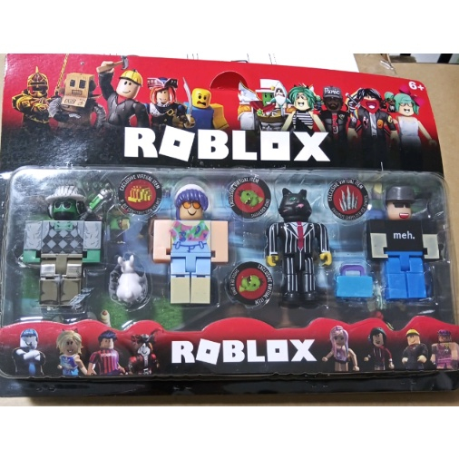 Kit Cartela Bonecos Roblox Com 4 Personagens