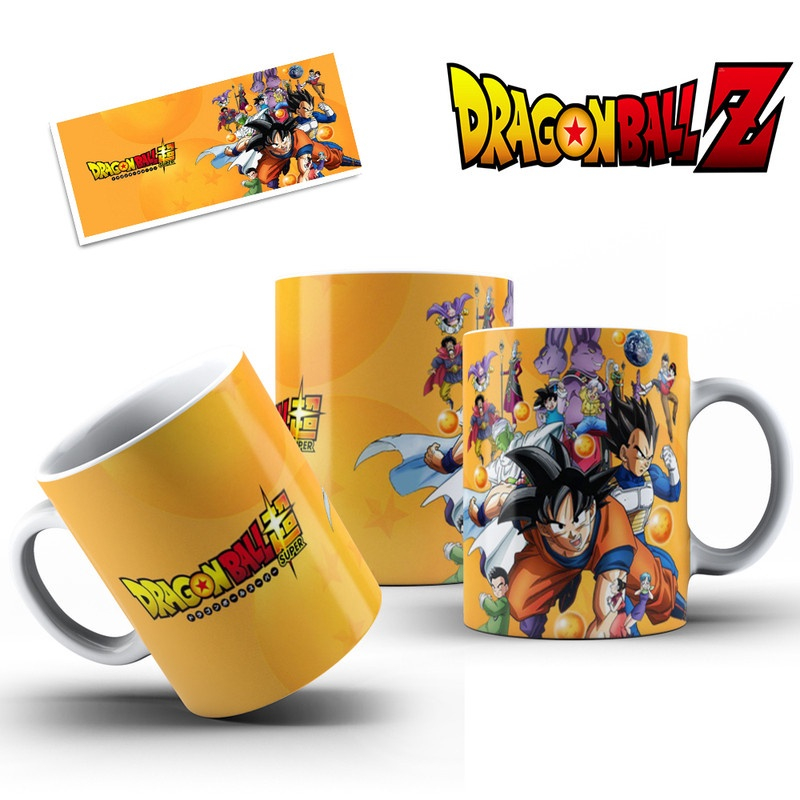 Caneca Xícara Dragon Ball Z Brolly Personagens M04 325ml - Lenx Designer