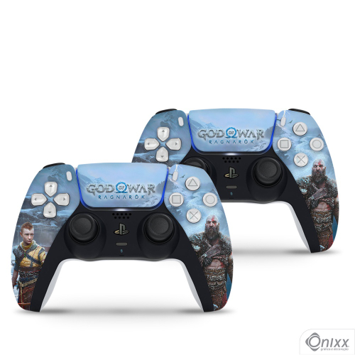 Skin Ps5 God Of War Ragnarok Adesivo Versão Disco ou Digital