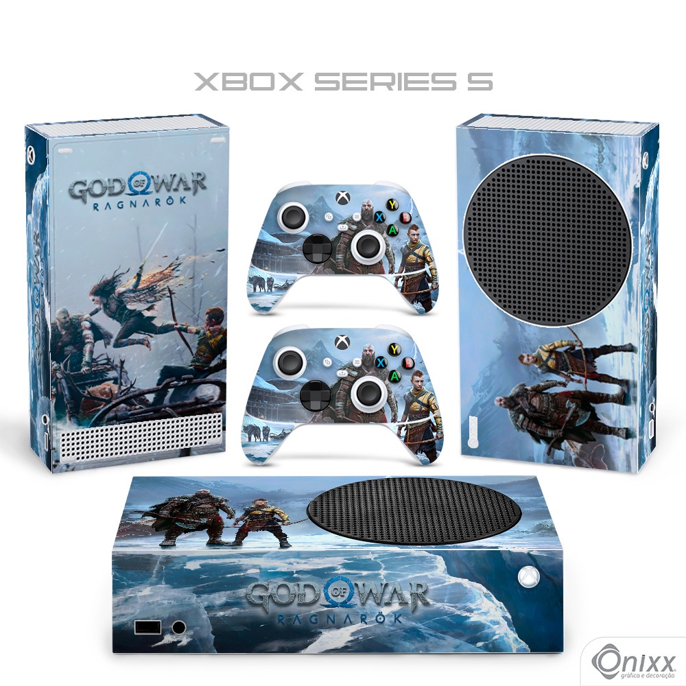 Skin xbox Series S Adesiva God Of War Ragnarok ii em Promoção na Americanas