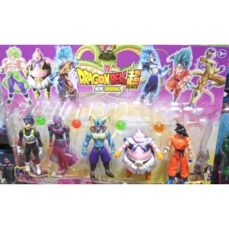 Conjunto de bonecos do dragon ball para montar, decorações de