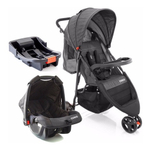 Travel System Jetty 3.0 Trio Cosco Preto Mescla