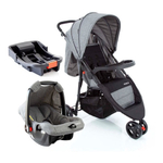 Travel System Jetty 3.0 Trio Cosco Cinza Mescla