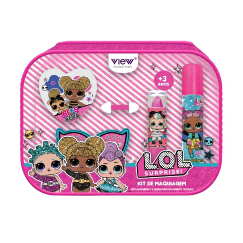 Kit Mochila Escolar Infantil LOL BFFS 4 Eva Com Rodinhas - Luxcel