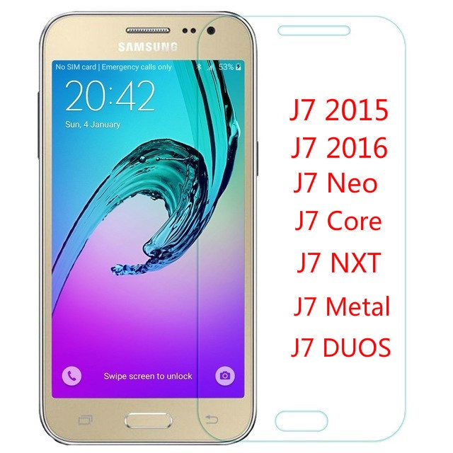 Protetor de tela para Samsung Galaxy J7 Neo J710F J7 Núcleo de vidro  temperado para Samsung Galaxy J7Neo vidro Nxt Duos J701F DS Film em  Promoção na Americanas