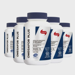 Kit com 5 Omegafor Plus Vitafor 120 Cápsulas Ômega 3 Dha 660mg Epa 990mg é boa?